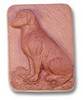 Sitting Dog, Milky Way mold. #MW1045